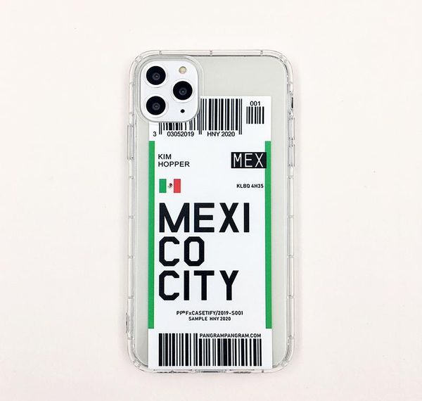 

ins funny bar label world ticke phone case for iphone 12 promax 6 plus 7 8 8plus 11 pro x xs xr max soft s qylrmp qpseller