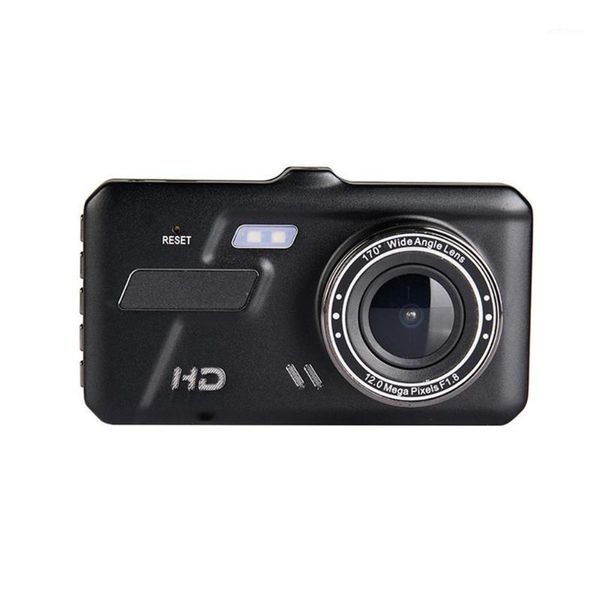 

a11 4.0"hd car dvr rear view mirror night video recorder dual cam reversing camera driving recorder hdmi video1
