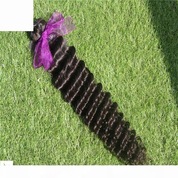 

malaysian 100% human hair weave bundles 1 bundle black color hair extensions 10-30 inchs malaysian deep wave hair extensions