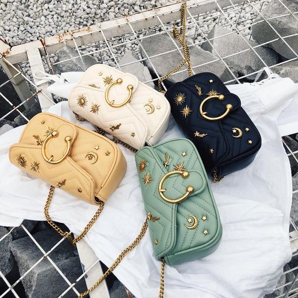 

4 colors mini chain strap crossbody bag for women ladies small purses and handbags smart star bags chic messenger bag female