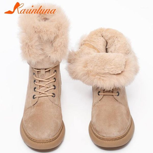 

2021 dropship fashion new shoes women short plush warm round toe cross-tied ankle snow winter booties1, Black