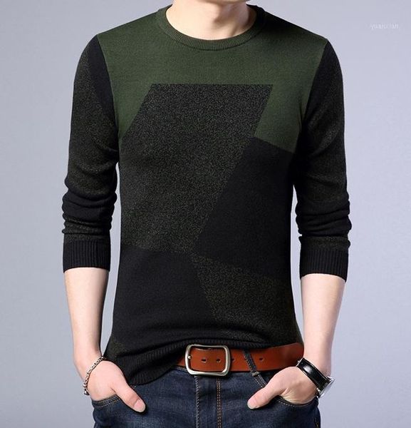 

2020 new sweater men warm warm men's knitwear mens sweaters 20701, White;black