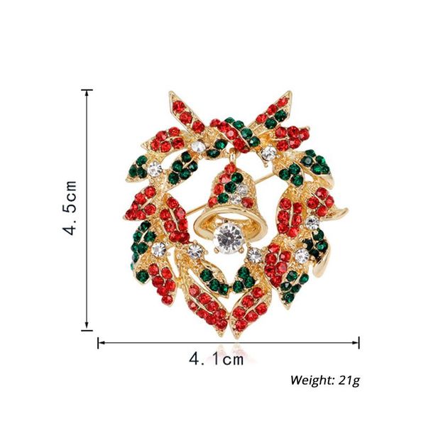 

рождественские украшения броши для женщин девушки рождественского венка звезда pins значки брошь рождественских подарков для девочек для мал