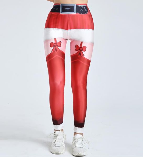 

christmas legging women sports pants fashion cosplay running yoga joggers trendy novelty womens dance pants festival, Black;white