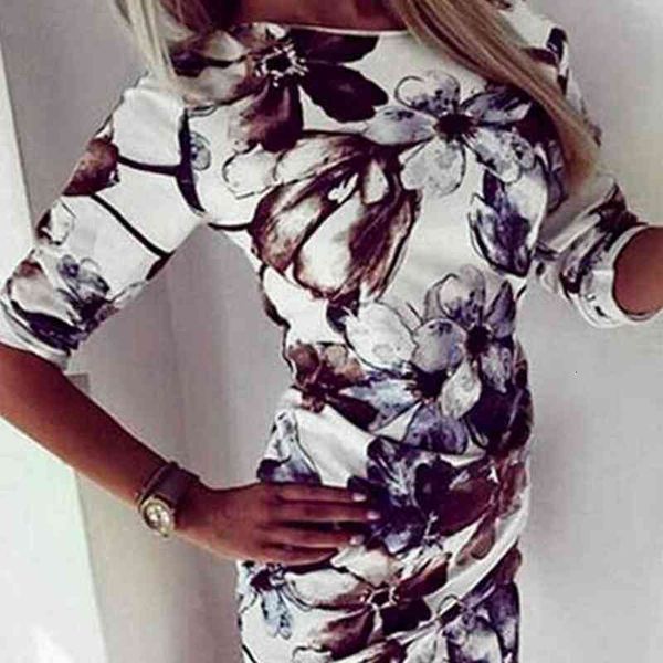 

fashion dresses women cotton flower print round neck half sleeve mini female ladies dress, Black;gray