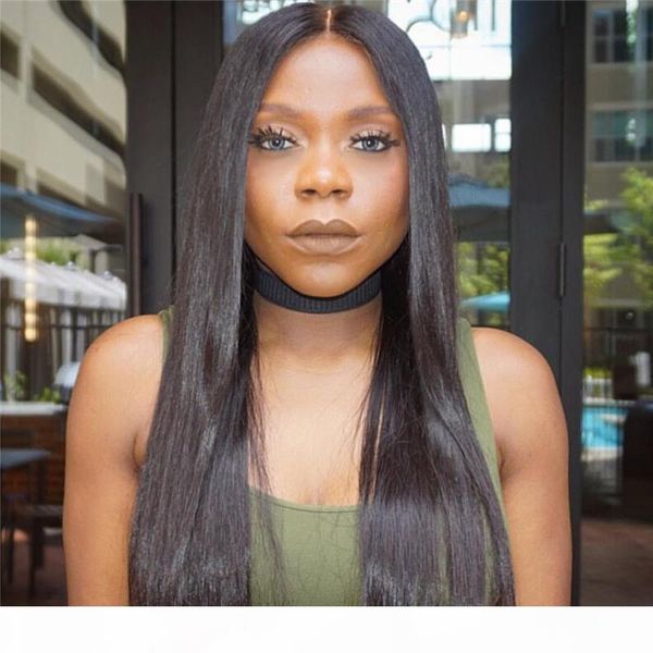 

pre plucked natural hairline lace front wigs factory price hair full lace wigs with baby hair straight human hair full lace wigs, Black;brown