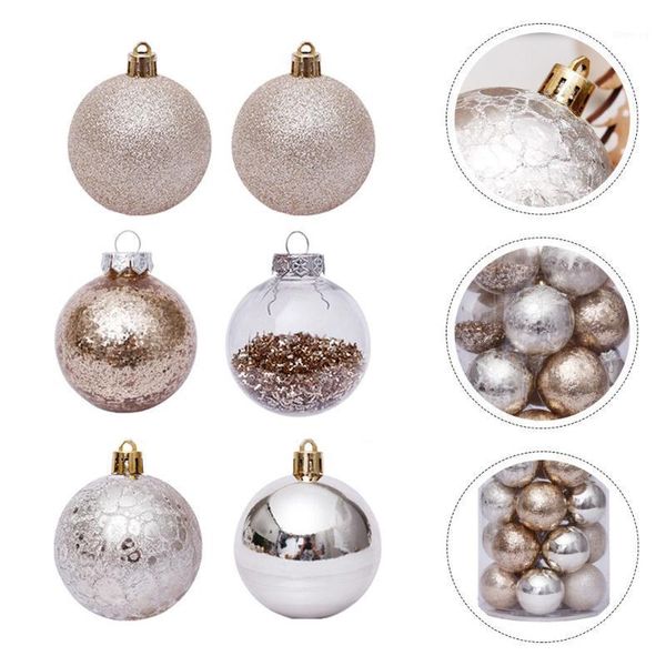 

1 set 30pcs christmas decoration christmas tree pendant set (assorted color)1