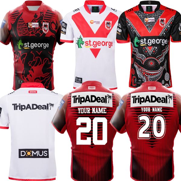 

new 2020 2021 commemorative indigenous rugby jerseys nrl rugby league jerseys 19 20 21 st george illawarra dragons nrl nines jersey s-xxl, Black