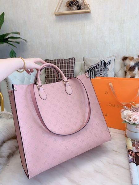 

elegant fashion women handbag large capacity multi function shopping bag super beautiful upper body effect 121561luxury designe, Black