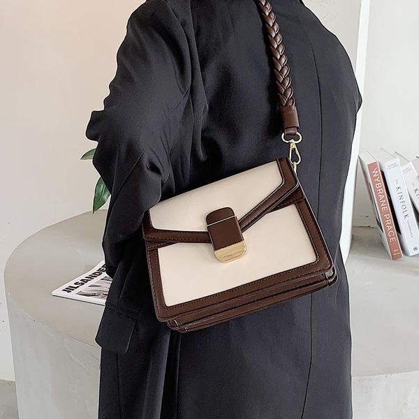 

2021 vintage small puleather crossbody bags 2021 lux handbags and purses women's trend chain shoudler hand bag