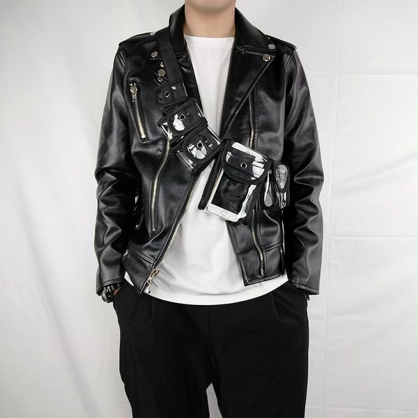 

waist bags 2021 design pvc transparent fanny pack men holographic bag fashion female travel chest phone pouch belt packs1