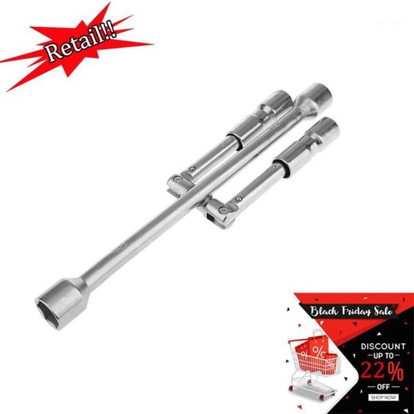 

17mm 19mm 21mm 23mm 4 way car repair wheel lug nut socket cross wrench spanner hand tool folding wrench remover mounting spanner1