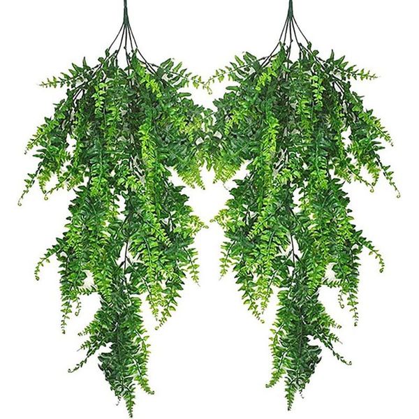 

2pcs artificial plant ivy decoration plastic greenery home wedding decoration wreath