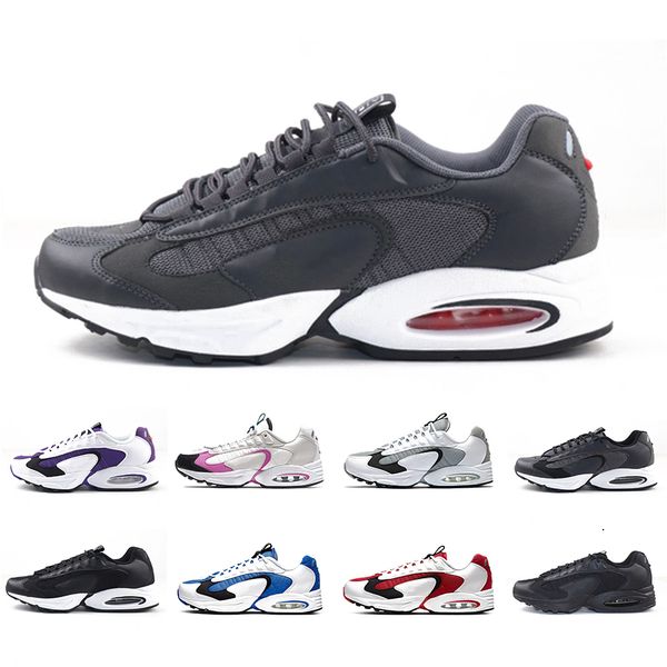 

2020 white university red triax 96 mens running shoes 96s varsity royal particle grey triple black voltage purple men women sports sneakers, White;red