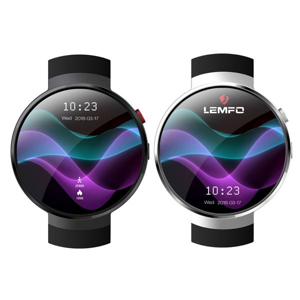 LEM7 4G LTE Smart Watch Android 7.0 Smart orologio da polso con GPS WIFI OTA MTK6737 1 GB RAM 16 GB ROM Dispositivi indossabili Orologio per telefono Android IOS
