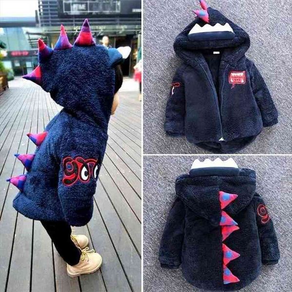

fashion baby boys jackets fur collar autumn kids warm thick parkas jacket children outerwear girl coat boys girls clothes, Blue;gray
