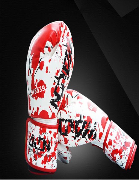 

1pair 10 oz leather boxing gloves men women punching training karate twins mma kick boxing gloves muay thai jlldvh dhzlstore