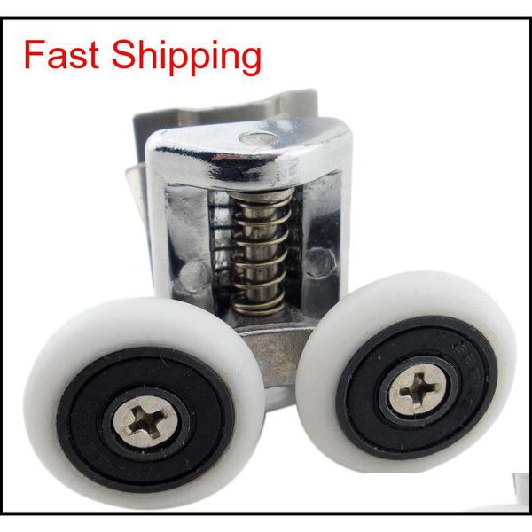 

2pcs shower door rollers runners 26mm double-wheeled replacement adjusted sliding shower door rolle qylbil yh_pack