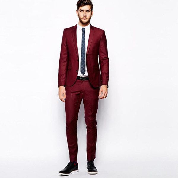 

men's suits & blazers burgundy two pieces tuxedo mens wedding tuxedos for men 2021 custom made prom party suits1, White;black