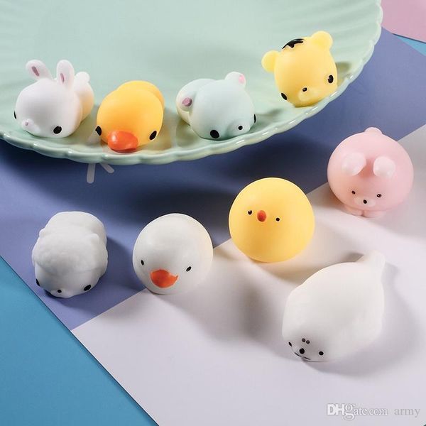 

bun toys animals cute kawaii squeeze cartoon toy mini squishies cat squishiy fashion rare animal gifts charms 2020 sell