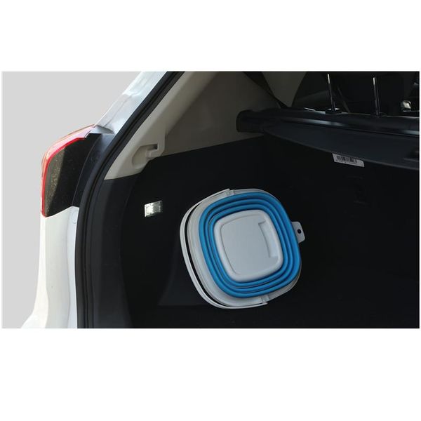 

sile bucket for fishing promotion folding bucket car wash outdoor fishing supplies square 10l bathroom kitchen cam jllggh