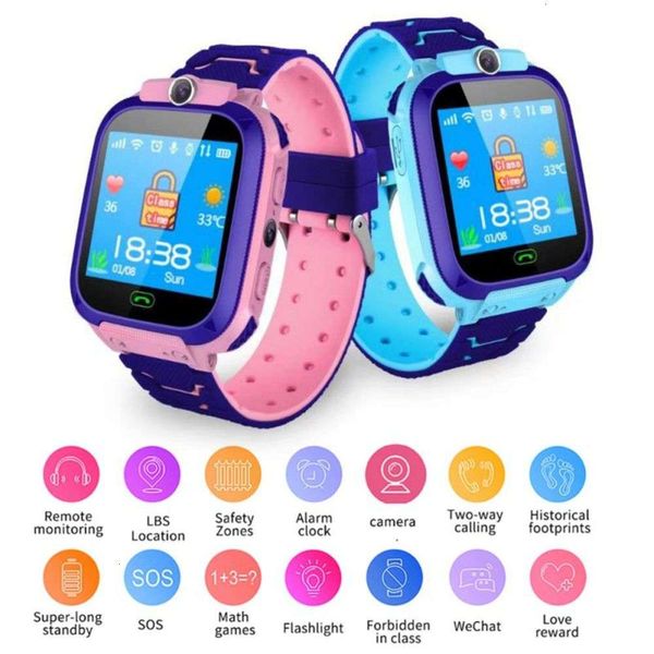 

beautiful and colorful children's intelligent touch screen abs silicone watch with bracelet devicebgt