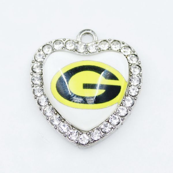 

us college ncaa team grambling state tigers dangle charms sports diy bracelet necklace pendant jewelry hanging charms, Bronze;silver