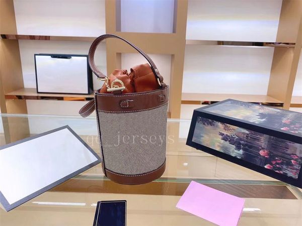 

real leather classic presbyopic handbags purses cannes petit noe modeling crossbody bucket bag handle and detachable shoulder strap