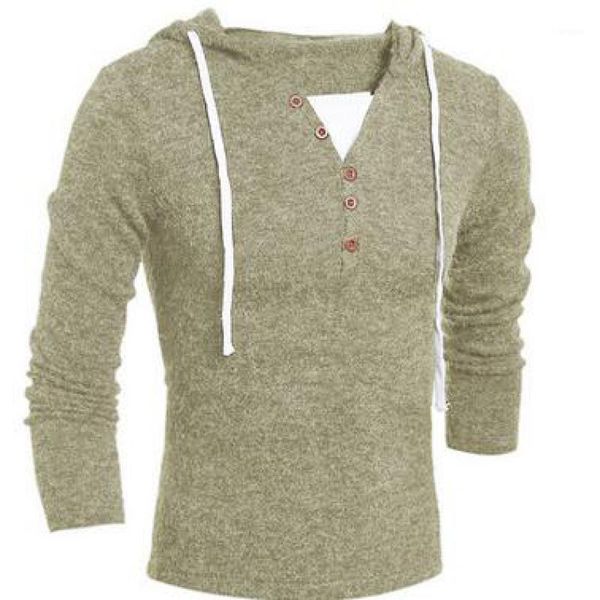 

2019 new men's sweaters fashion design solid hooded knit sweater coat men clothes slim fit pullovers1, White;black