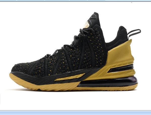 

2020 new men 18s outdoor shoes high flynitting black gold breathable trainer sneaker size 40-47