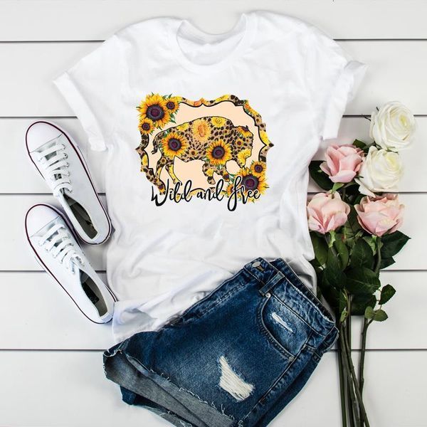

women clothing heifer sunflower bull clothes ladies womens clothes graphic female t-shirt tumblr t shirt t-shirts, White