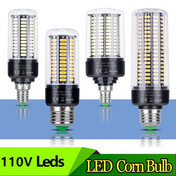 

20w e14/e27 led corn light bulb 5736 smd corn cob light lamp super bright white led bulbs 150 watt equivalent ac85-265v