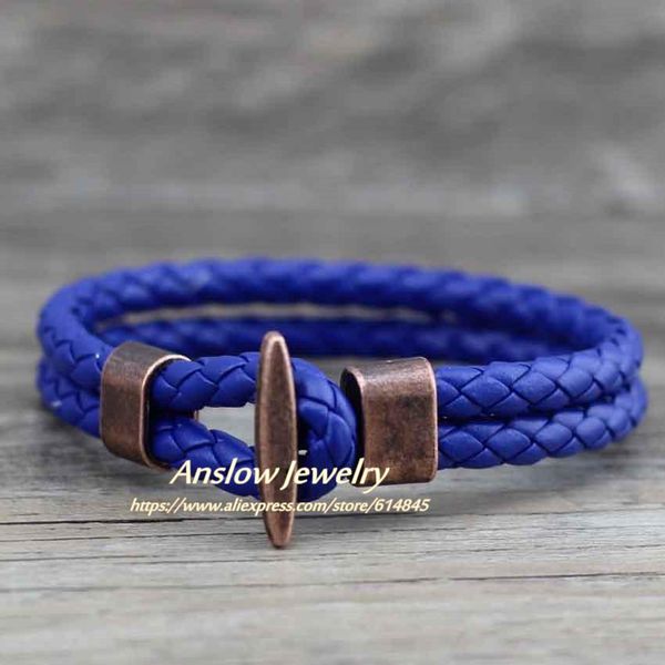 

anslow 2017 vinatge стиль ювелирных изделий шарма wrap браслет браслеты для женщин мужчин унисекс ретро новые товары лучшие friendship low02, Golden;silver