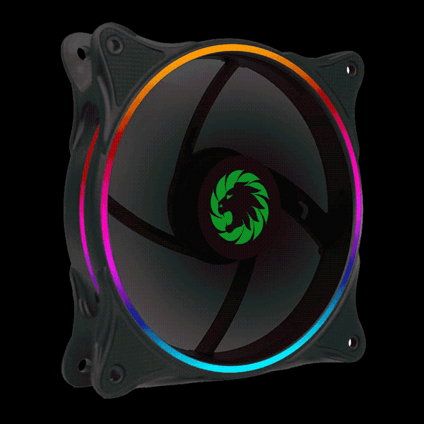 

fn-12rainbow-n/dual-ring 12cm fan