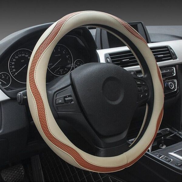 

2020 matching design steering-wheel cover fashion non-slip steering wheel cover for four season car styling