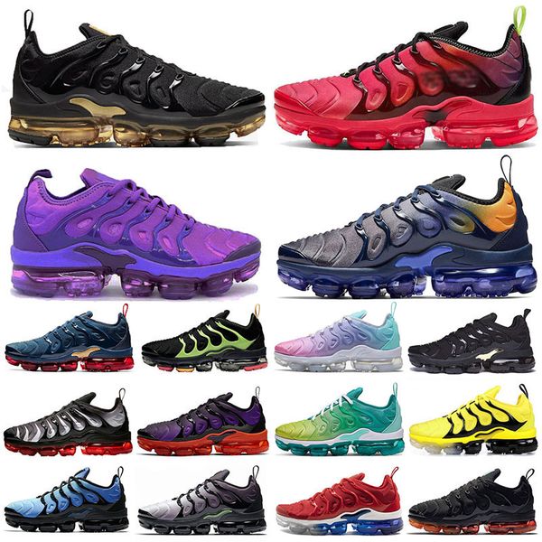 

tn plus coquettish purple pastel metallic gold running shoes hyper violet lemon lime women mens trainers outdoor sport sneakers