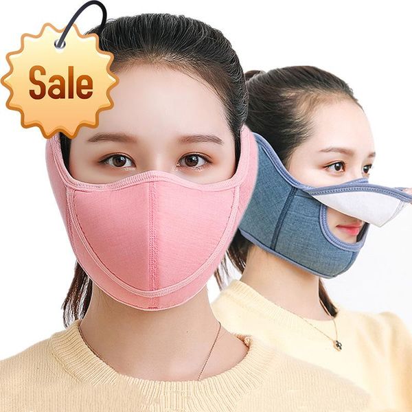 

men and winter thermal for women outdoor riding masks earmuff open mask yiwu