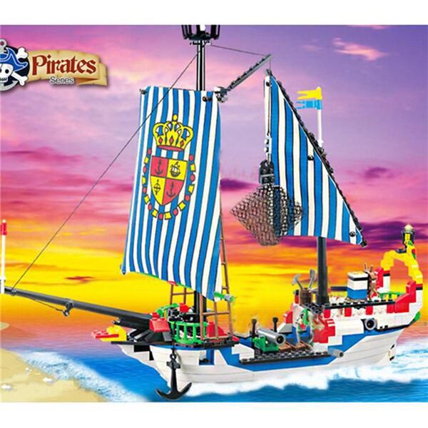 

870pcs big black pearl building blocks compatible with pirates ship enlighten blocks pirates educational kids toys yxlxdk xhlove