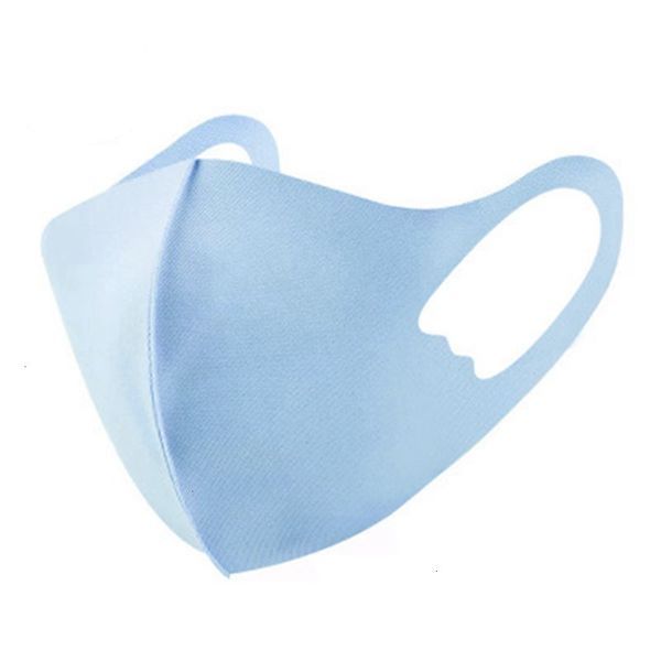 

colorful washable dustproof adults silk ice kids reusable mouth cover outdoor sports biking face mask iia222