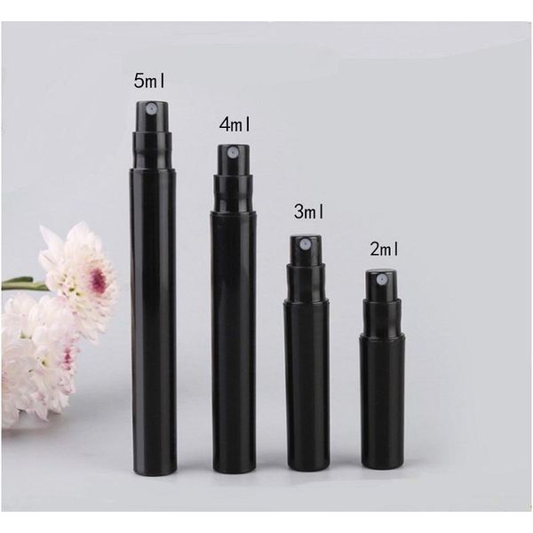 

2ml l 4ml 5ml black perfume spray bottle men's perfume pen spray bottle portable travel cosmetic jlltwz mx_home