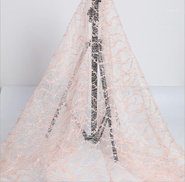 

ribbon mesh lace sequin embroidered spring summer women's wedding dress fabric1, Pink;blue