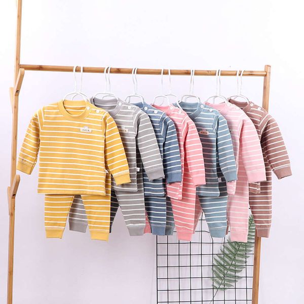 

cloth trousers derong children's long baby's sve thermal underwear baby girl boys' spring and autumn winter pajamas suit, Blue;red