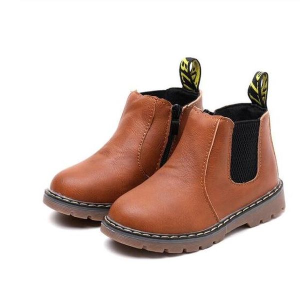 

autumn child shoes casual baby cotton boots kids non slip keep warm martin snow boots boys girls sneakers baby sport shoes qyldch, Black