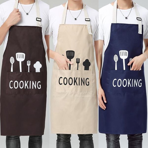 

aprons sinsnan upscale double thick cotton canvas men apron for kitchen waiter cooking creative chef baking adjustable belt bib1