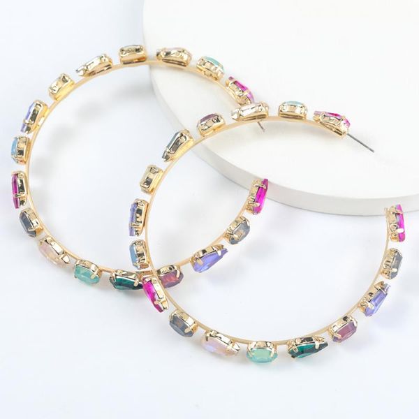 

hoop & huggie fashion simple metal water drop geometric earrings women's creative party jewelry accessories, Golden;silver