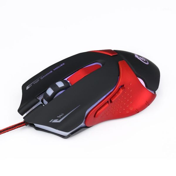 

6d usb wired gaming mouse 3200dpi 6 buttons led optical professional pro mouse gamer computer mice for pc lapgames mice1