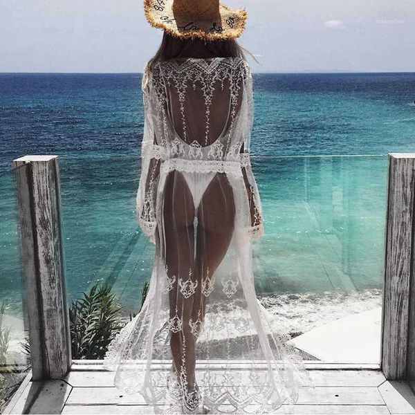 

women's blouses & shirts women chiffon kimono beach cardigan bikini cover up wrap beachwear long blouse1, White