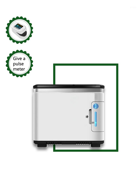 

small household oxygen generator 1l-7l touch screen with voice oxygen machine 93%high concentration double inhaler1