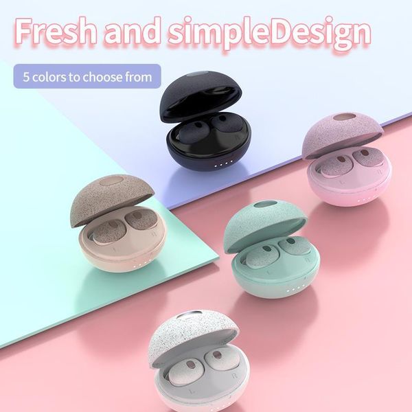 

mini tws earbuds t2s cool mixed colors bluetooth 5.0 headphones sports headset wireless earphone with charging box