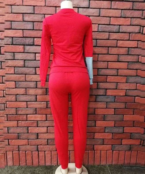 

and sports printed grey clover suit red, Gray